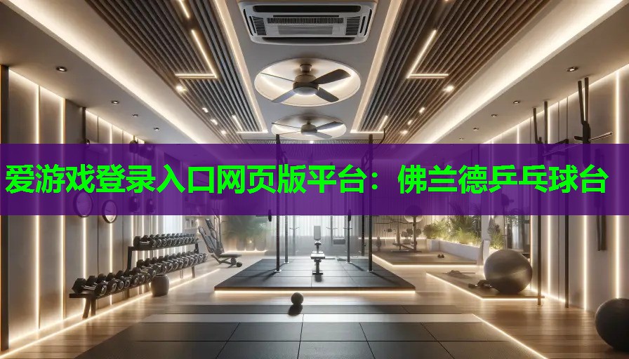 爱游戏登录入口网页版平台：佛兰德乒乓球台